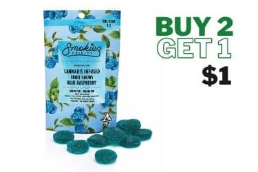 SMOKIEZ B2G1 $1 by Smokiez, BOGO $1.00
