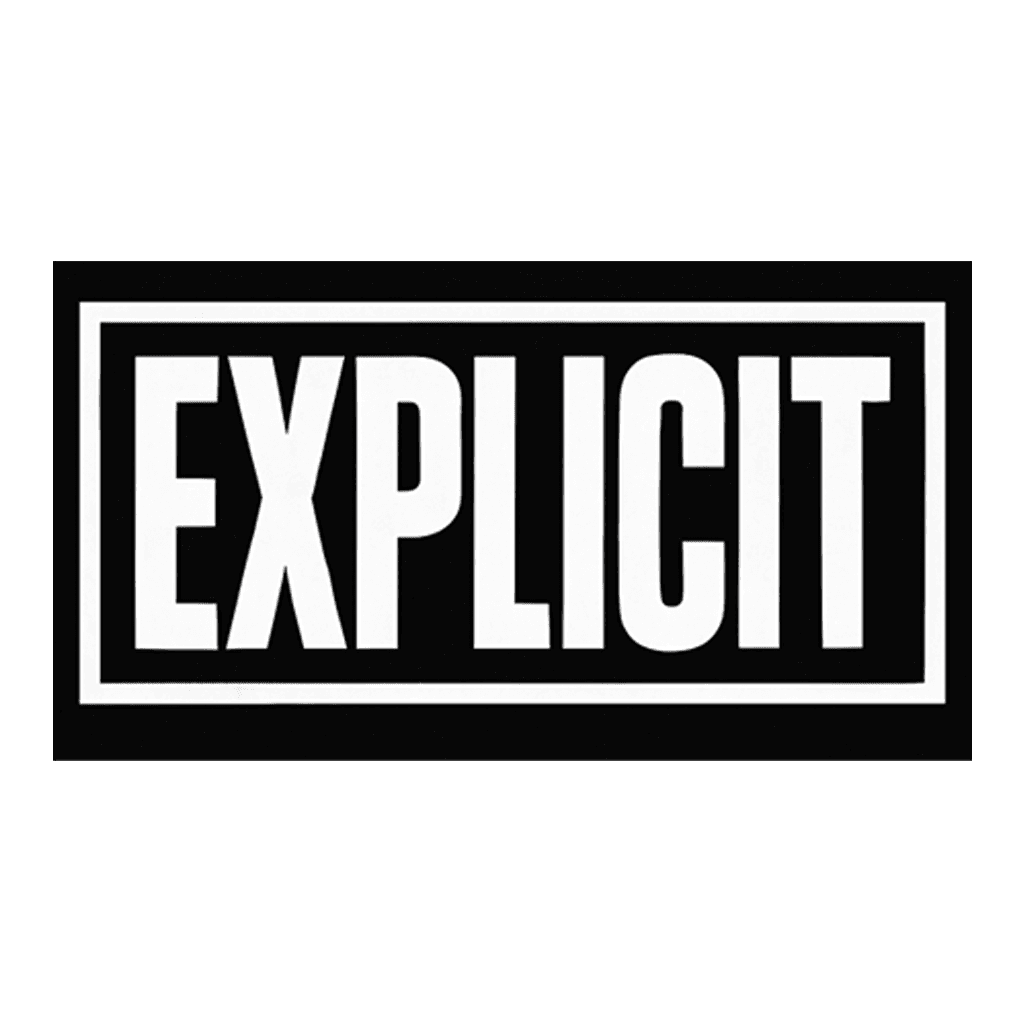 Explicit banner