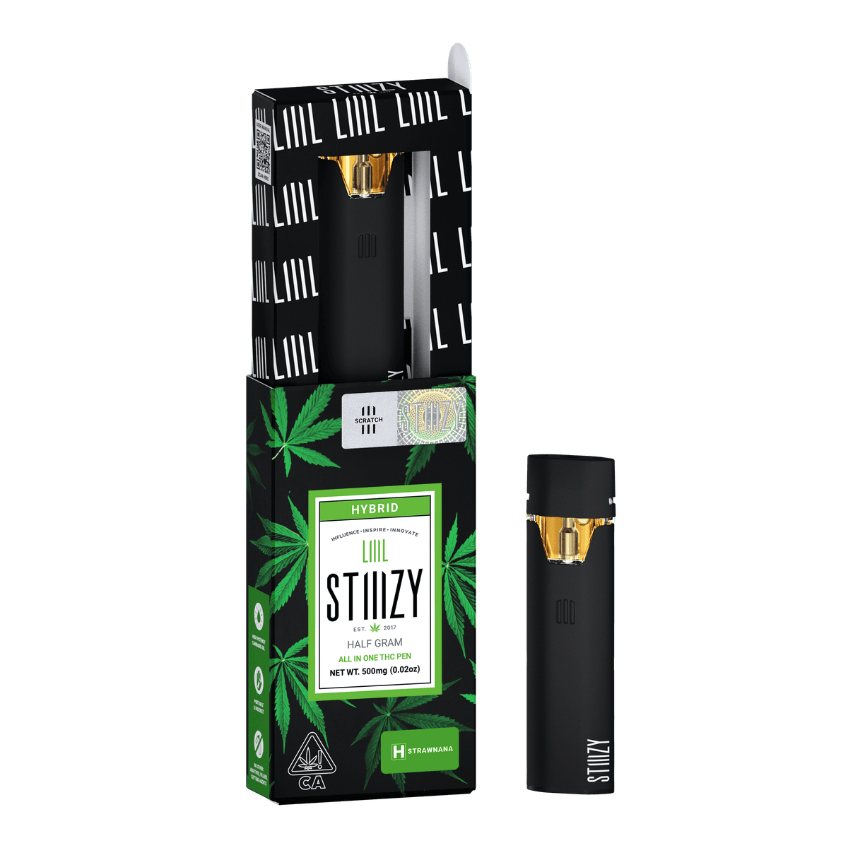 Stiiizy Strawnana Vape - 1 Gram Vapes (Cartridges) cannabis