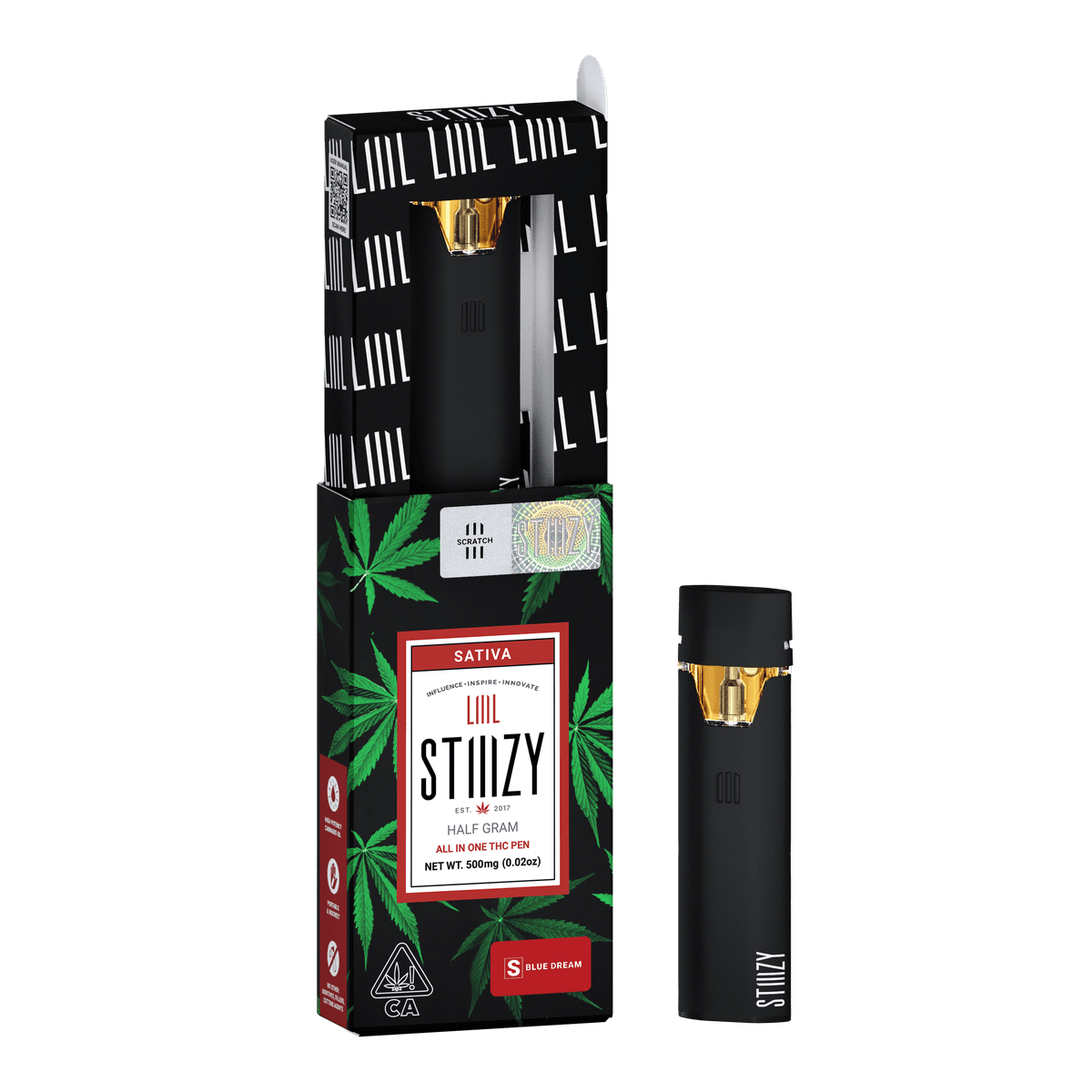 Stiiizy Blue Dream Vapes - 1 Gram Vape Carts cannabis