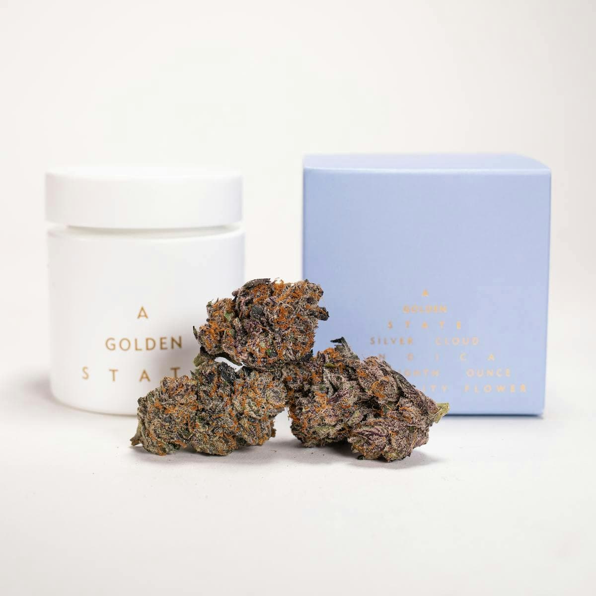 A Golden State Silver Cloud Golden State Prerolls - 5 Pack 3.5 Grams Pre-Rolls cannabis