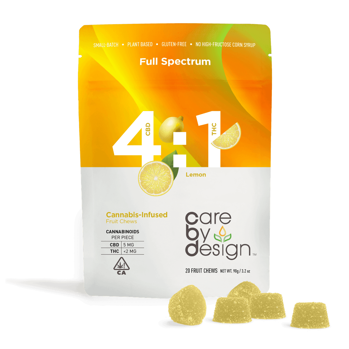 Care by Design 4:1 Lemon - 100 mg Edibles cannabis