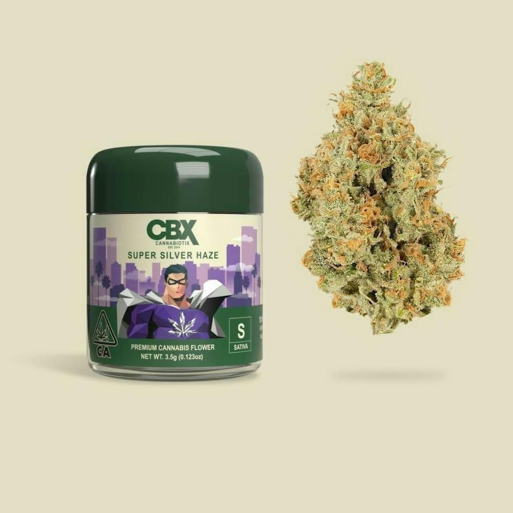 CBX Super Silver Haze Heirbloom - 3.5 Grams Flowers cannabis