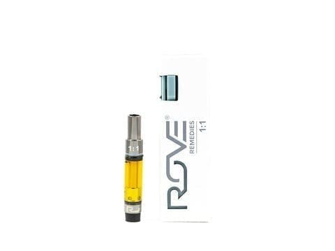 ROVE 1:1 CBD Remedies Vape Carts - 1 Gram Vape Carts cannabis