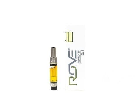 ROVE 2:1 CBD Remedies Vape Carts - 1 Gram Vape Carts cannabis