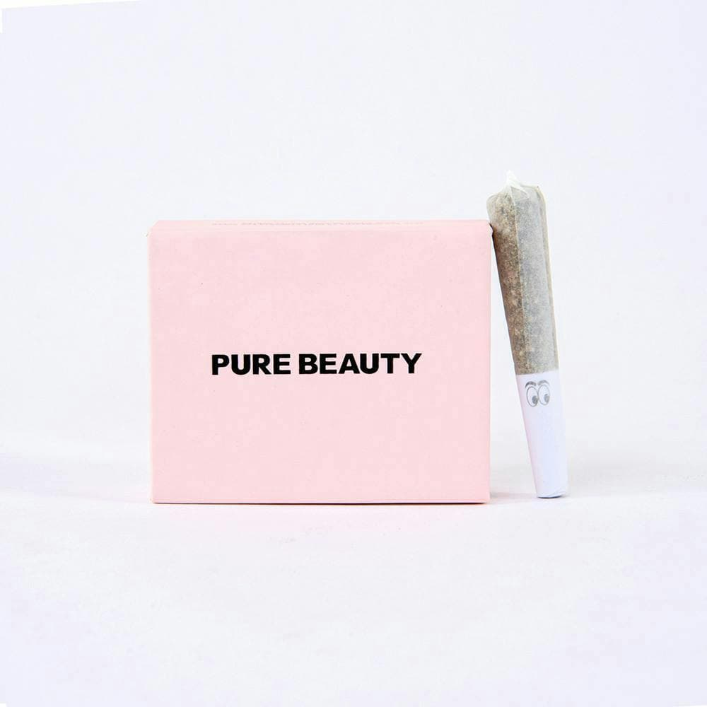 Pure Beauty (I) Pink Box Indica Babies Prerolls - 10 Pack 3.5 Grams Pre-Rolls cannabis