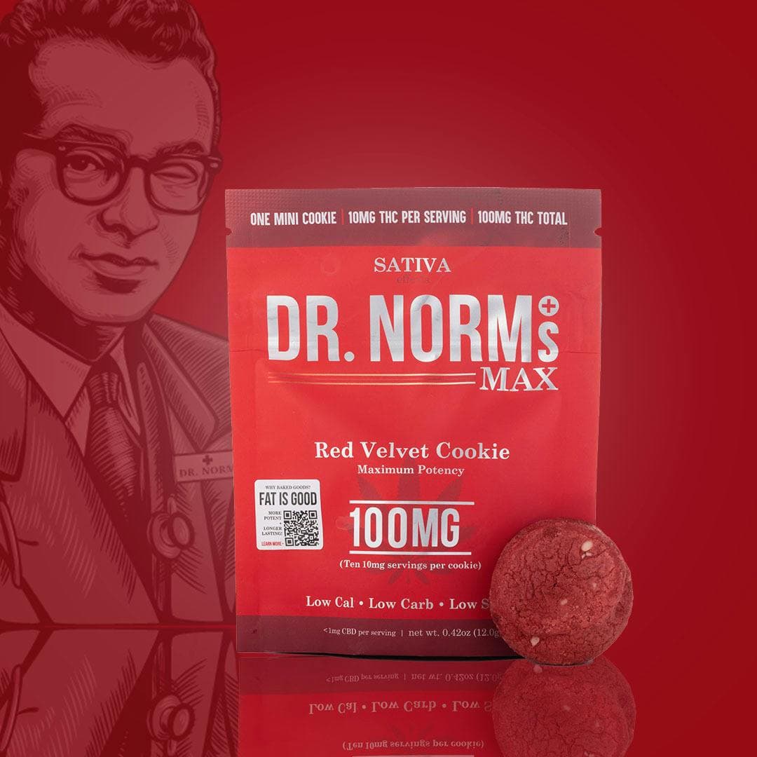 Red Velvet Sativa Edibles by Dr. Norm's, $16.00