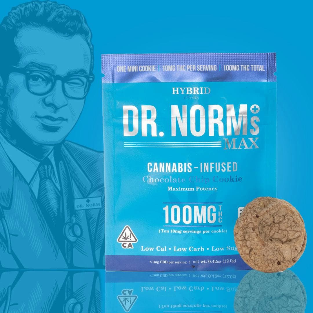 Chocolate Chip Hybrid Edibles by Dr. Norm's, $16.00