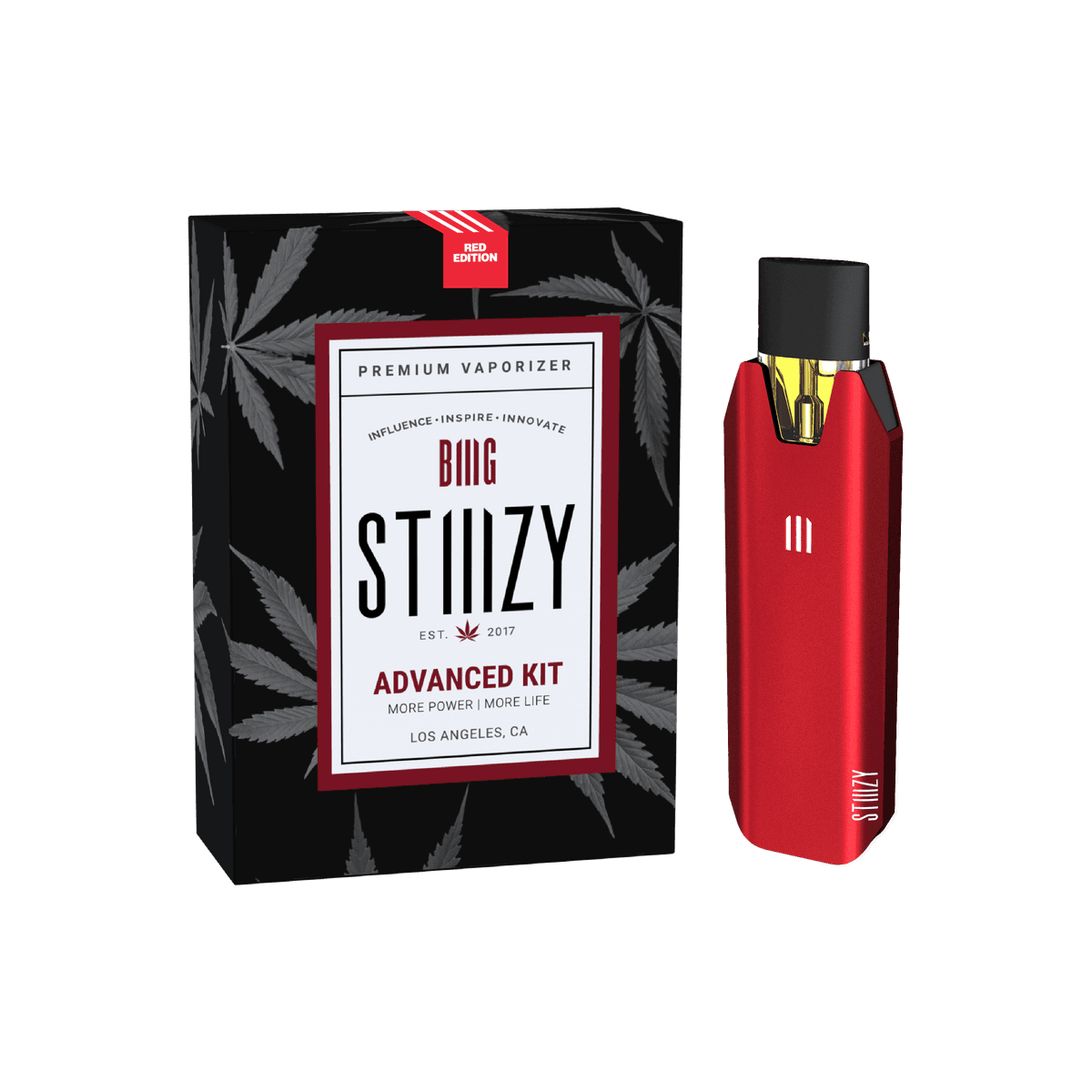 Stiiizy BIIIG Red Battery Pod Accessories cannabis