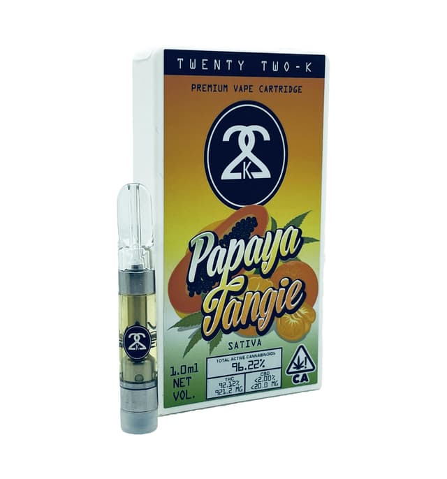 Papaya Tangie by 22K, $31.00