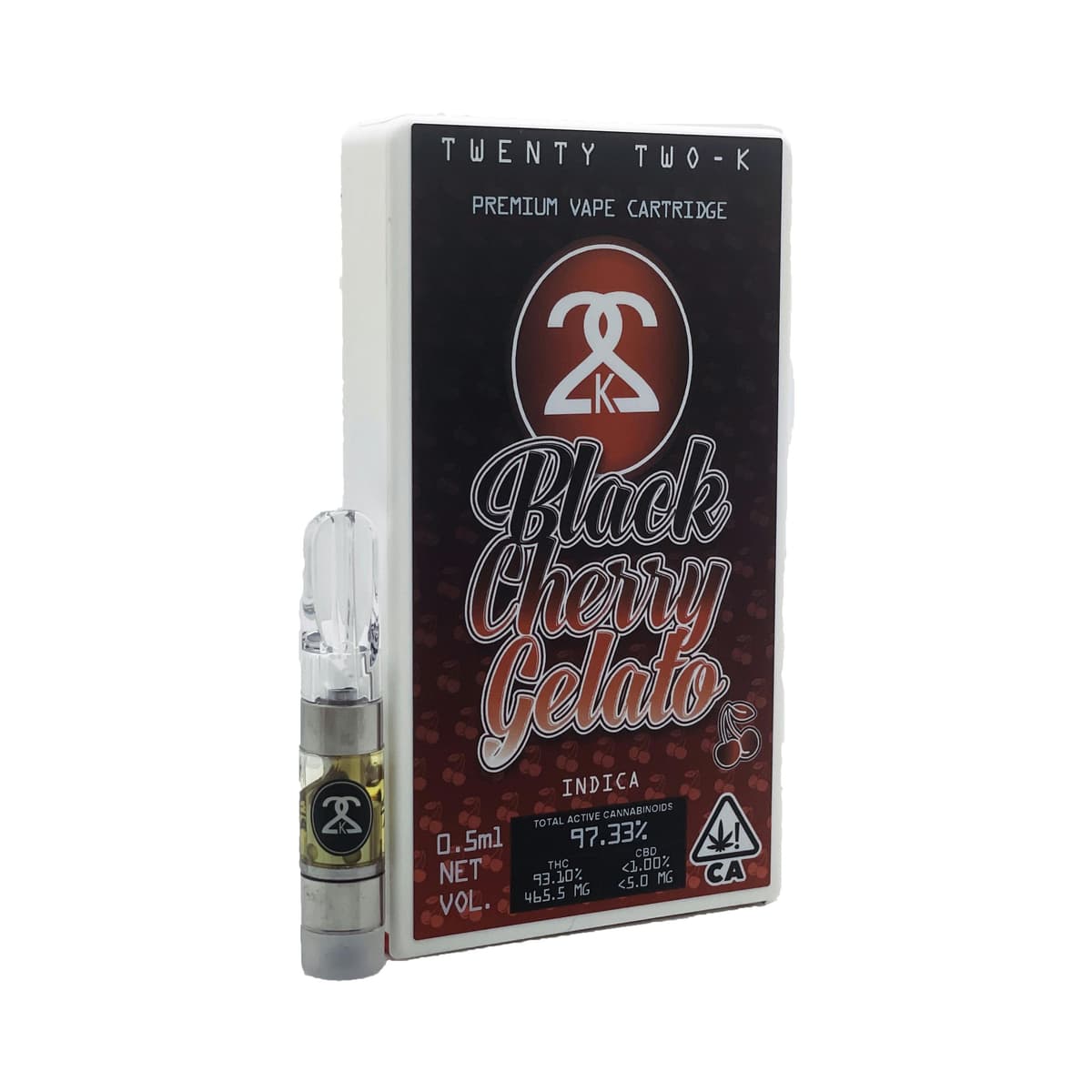 22K Black Cherry Gelato Cartridge - 1 Gram Vapes (Cartridges) cannabis