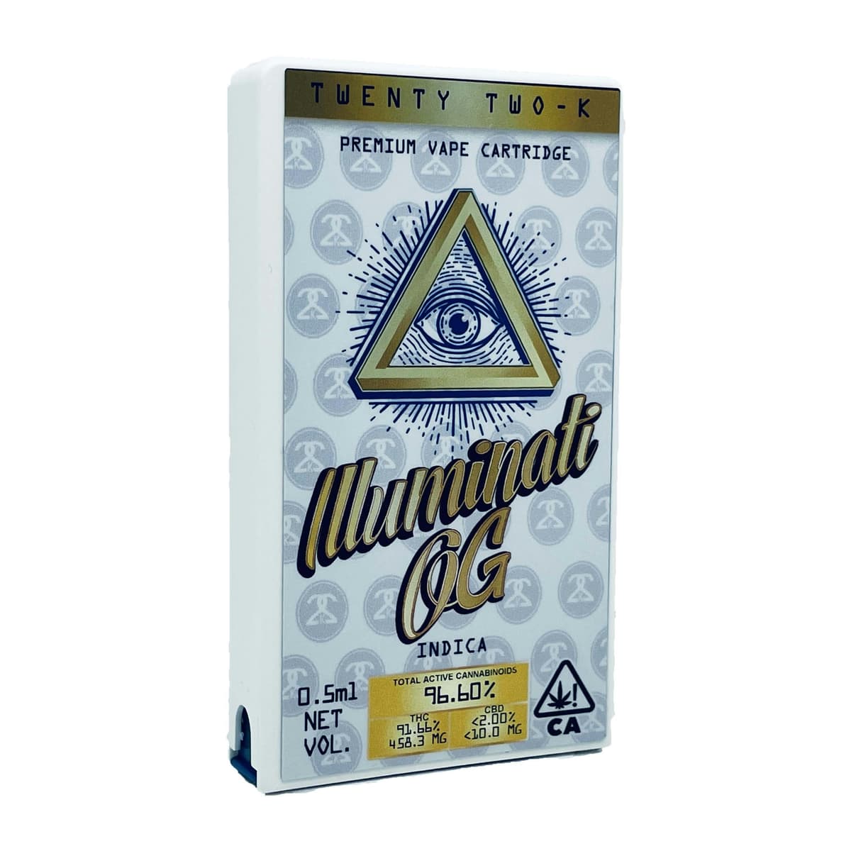 22K Illuminati OG Vapes - 1 Gram Vape Carts cannabis
