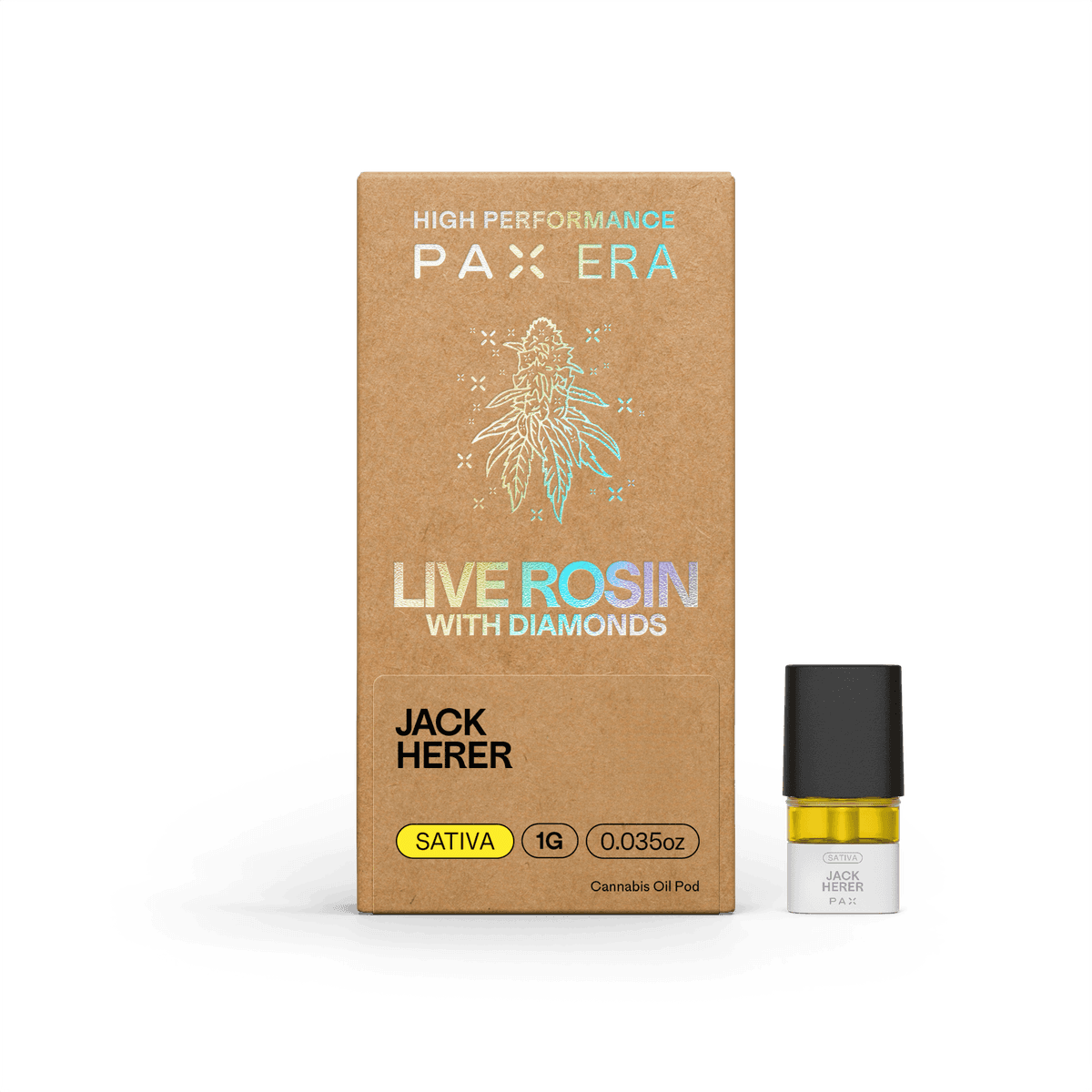 PAX Jack Herer All In One Rosin Disposable - 1 Gram Vape Carts cannabis