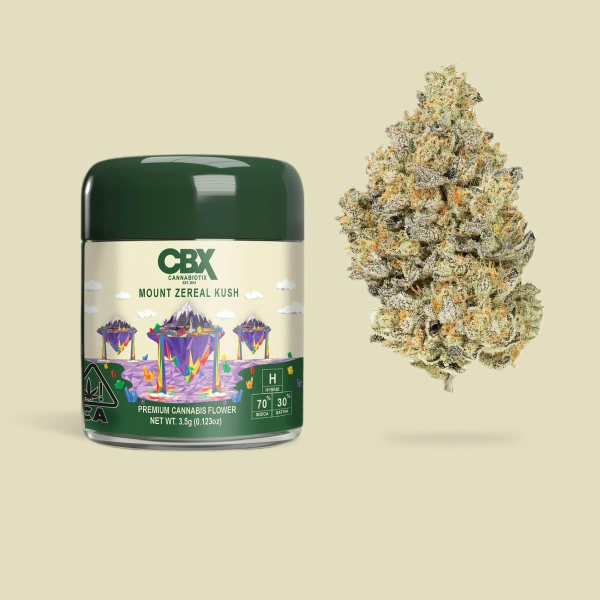 Mount Zereal Kush Flowers by CBX, $180.00