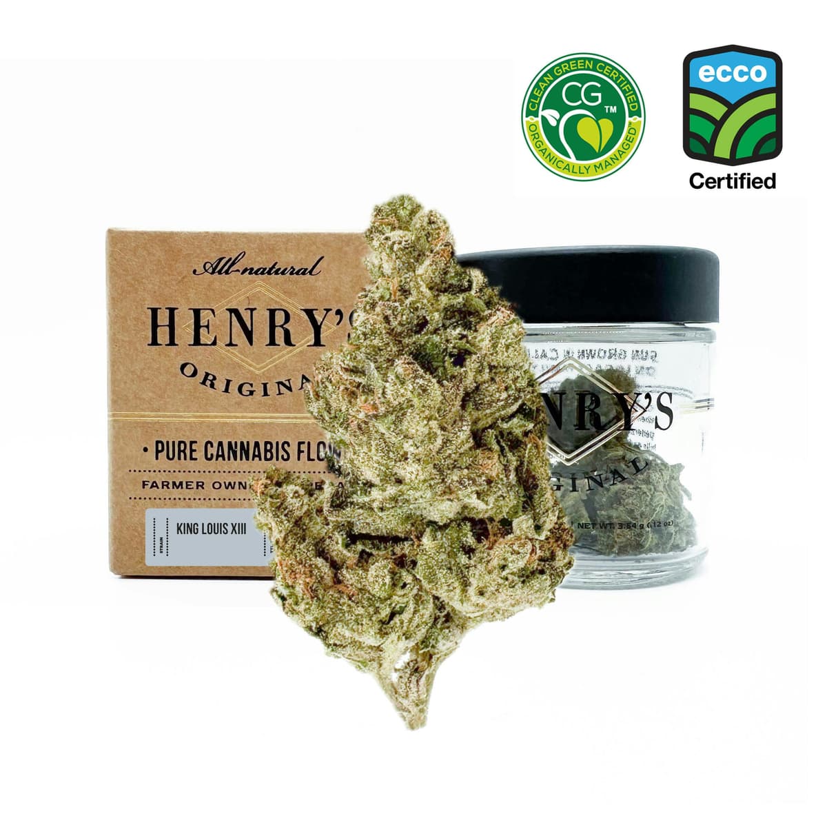 Henry's Original King Louis XIII - 3.5 Grams Flower cannabis