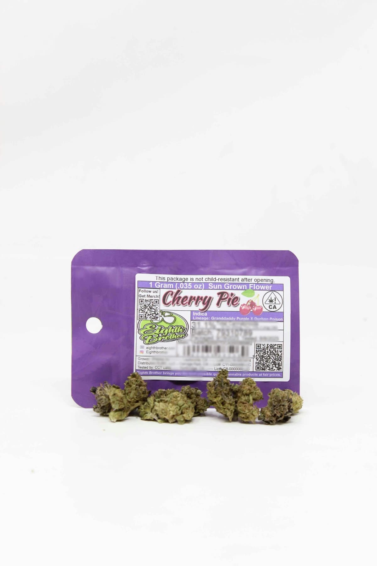 Eighth Brother Cherry Pie Eighth Brothers - 1 Gram Flowers cannabis