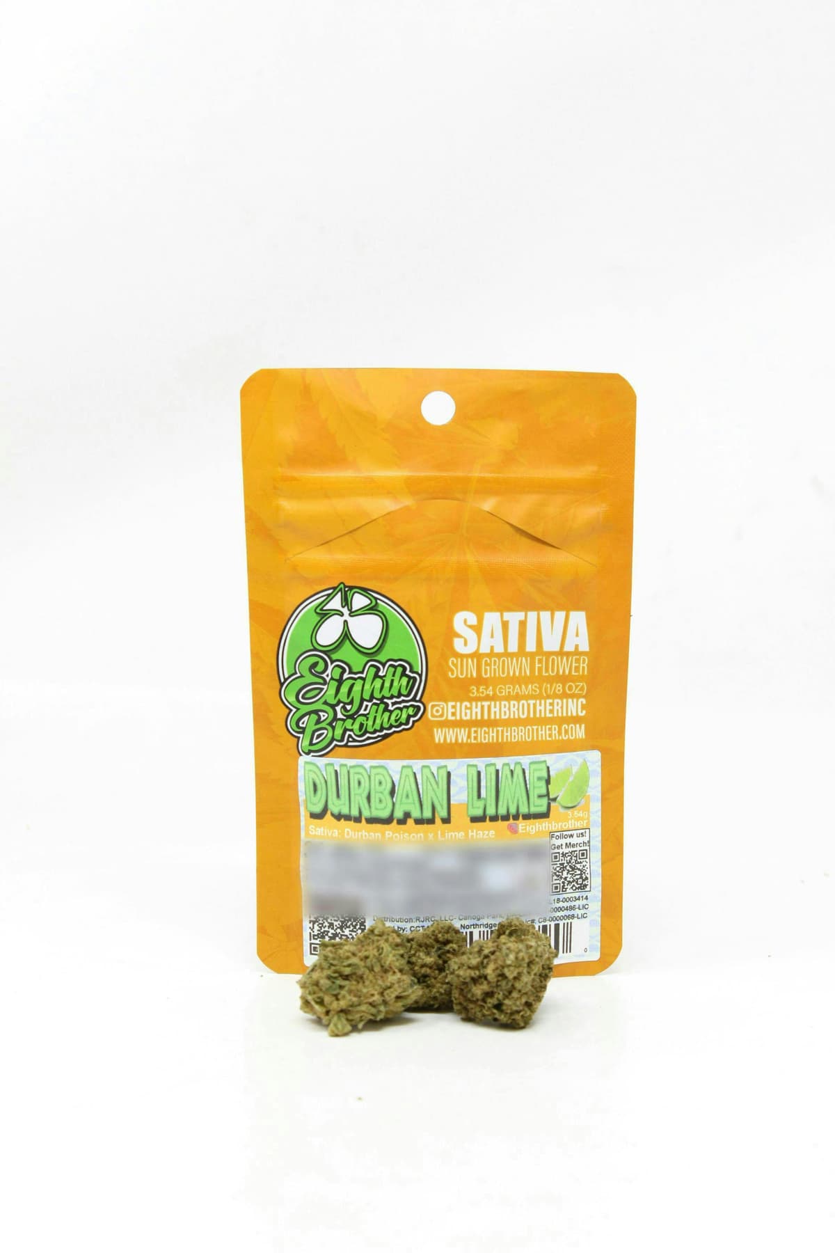 Eighth Brother Durban Lime - 3.5 Grams Flower cannabis