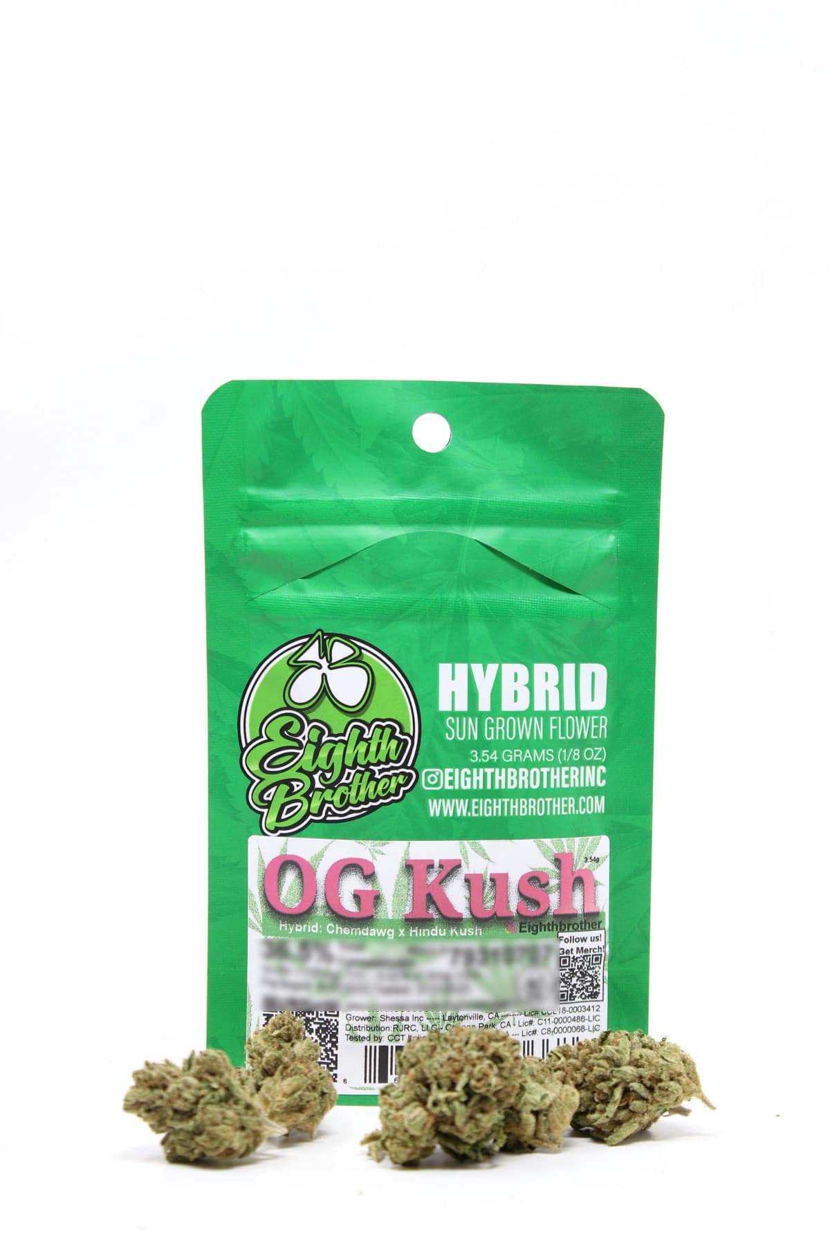 OG Kush Flower by Eighth Brother, $10.00