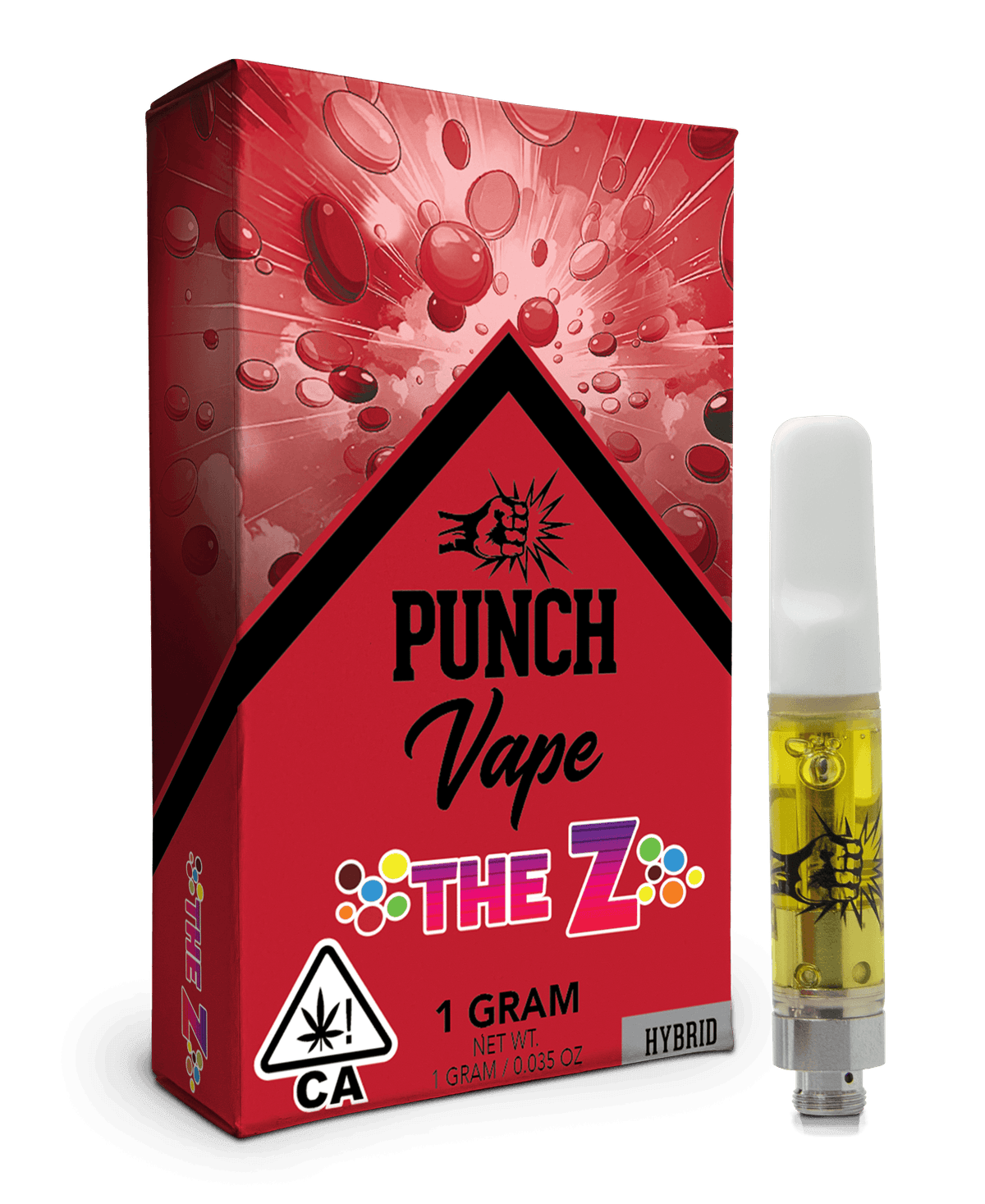 Punch Extracts The Z Distillate Vape - 1 Gram Vape Carts cannabis