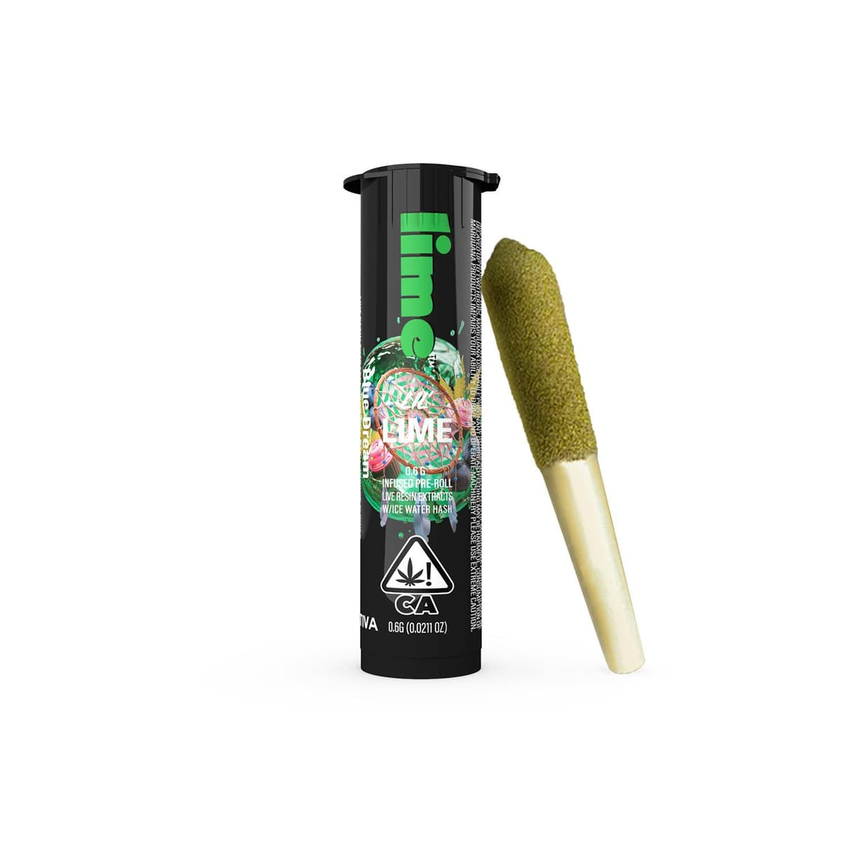 Lime Cannabis Blue Dream Lil Lime Infused Preroll - 0.6 Grams Pre-Rolls cannabis