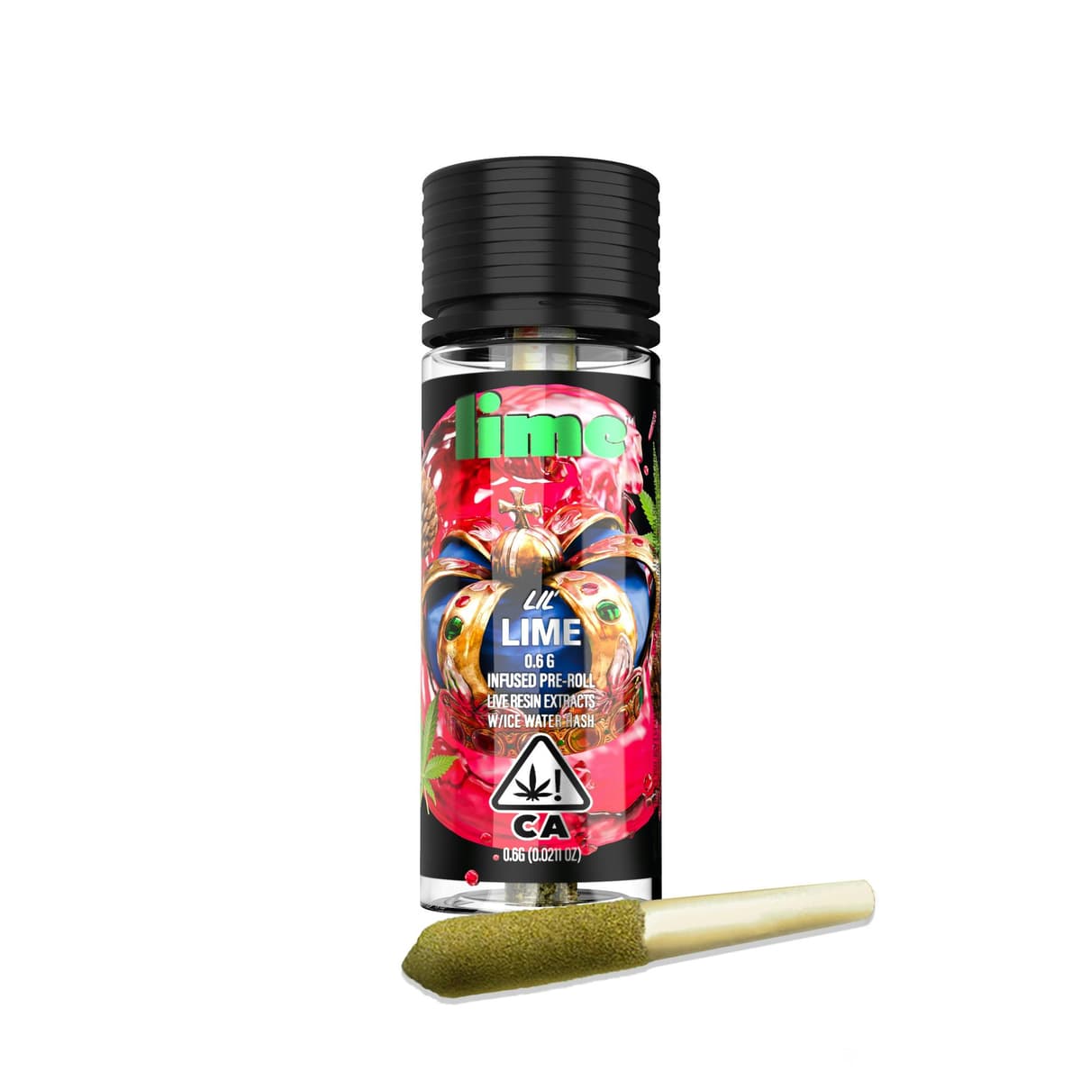 Lime Cannabis King Louis Lil Lime Infused Preroll - 0.6 Grams Pre-Rolls cannabis