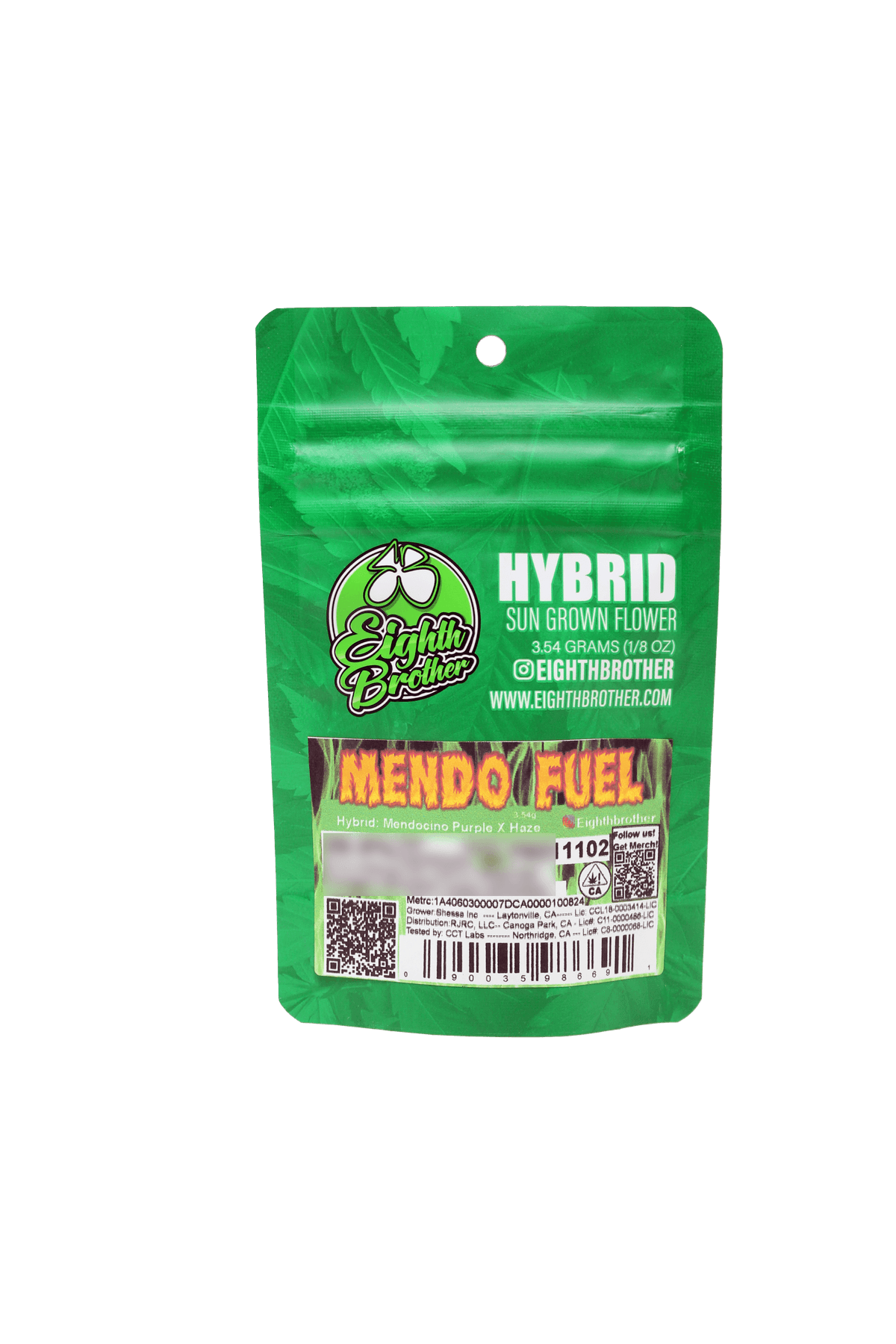 Mendo Fuel Flower by Eighth Brother, $10.00