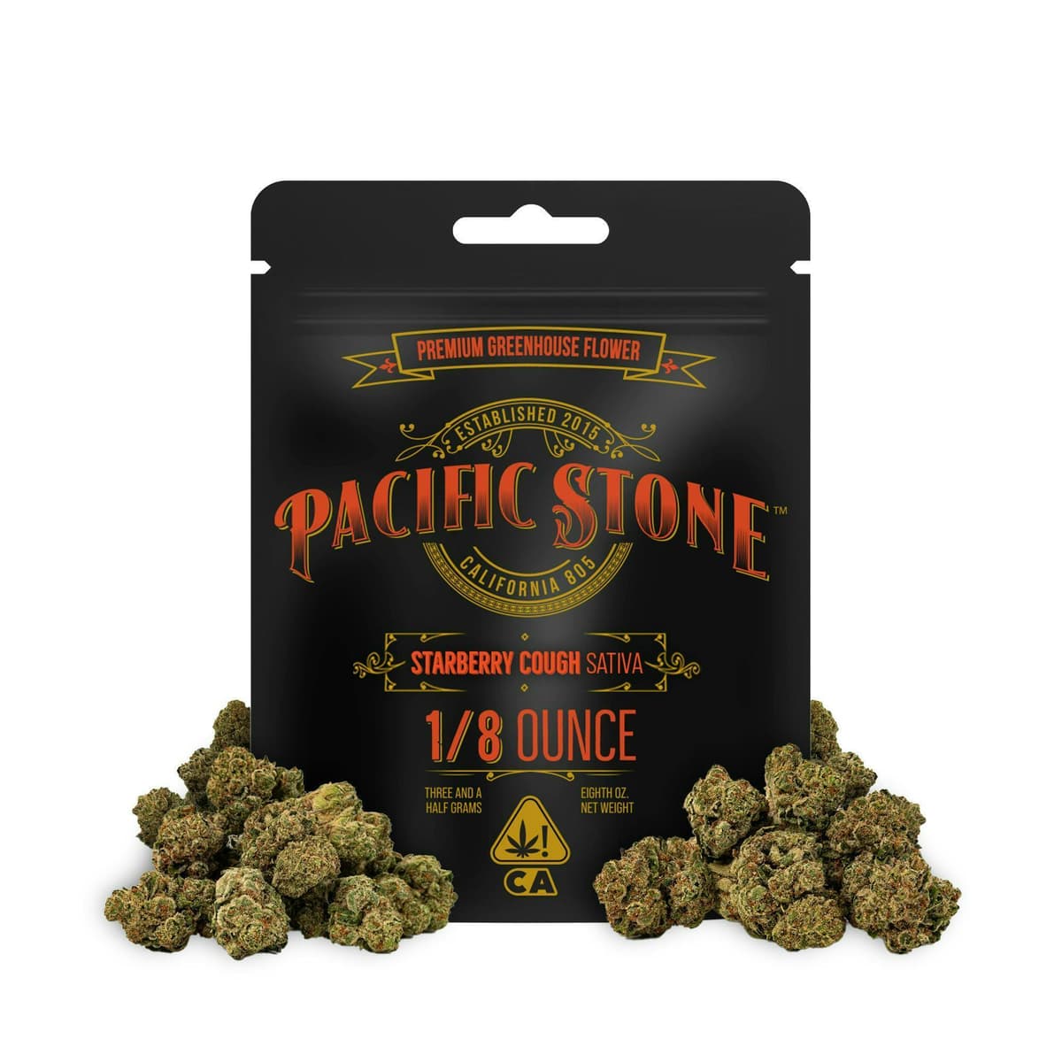 Starberry Cough Pre-Rolls by Pacific Stone, $29.00