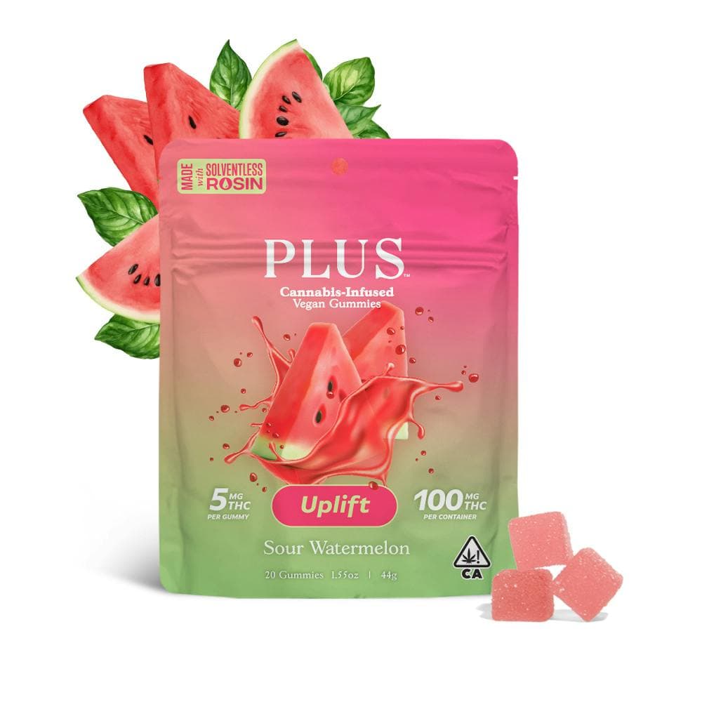 Plus Sour Watermelon Uplift Gummies Edibles cannabis