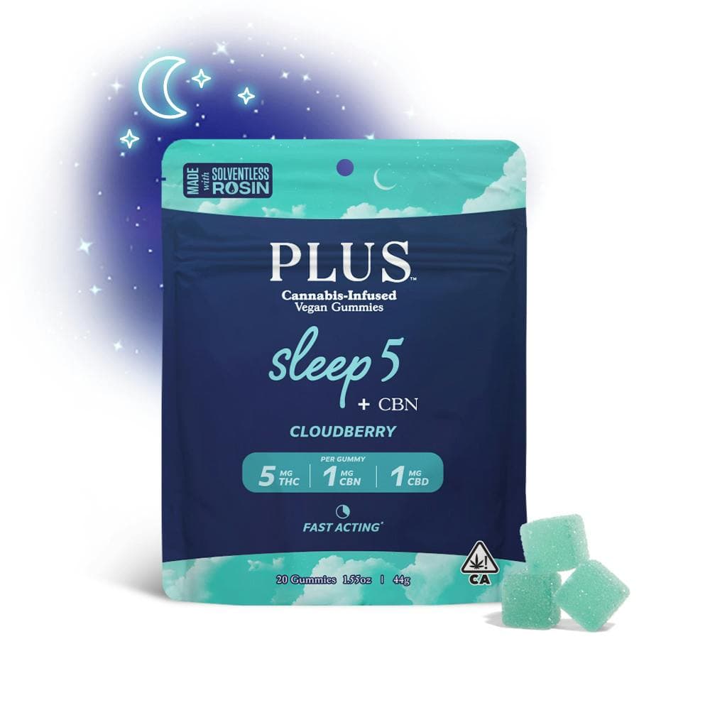 Plus Cloudberry 5:1:1 Sleep Gummies Edibles cannabis
