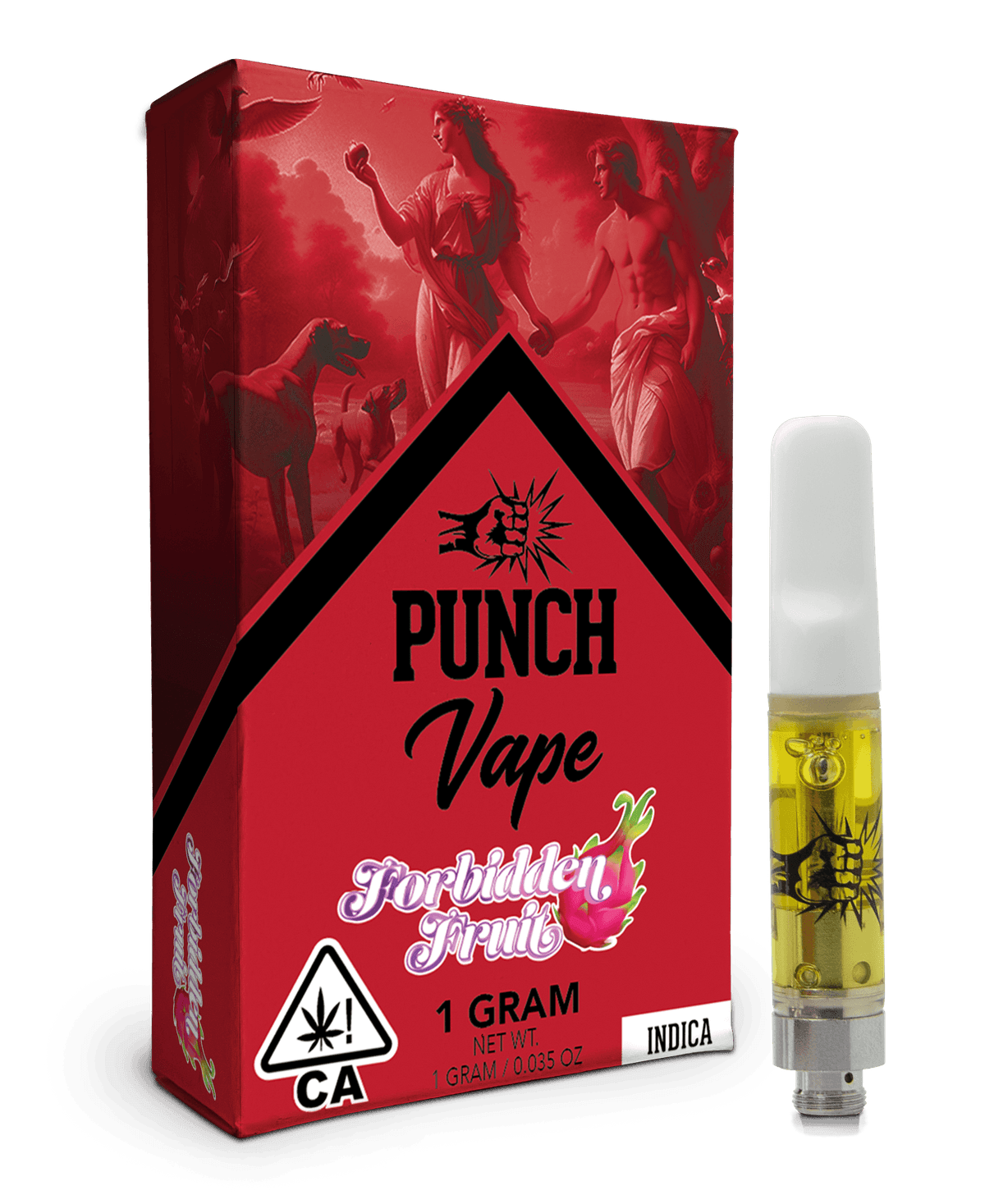 Punch Extracts Forbidden Fruit Distillate Punch Cartridge - 1 Gram Vapes (Cartridges) cannabis