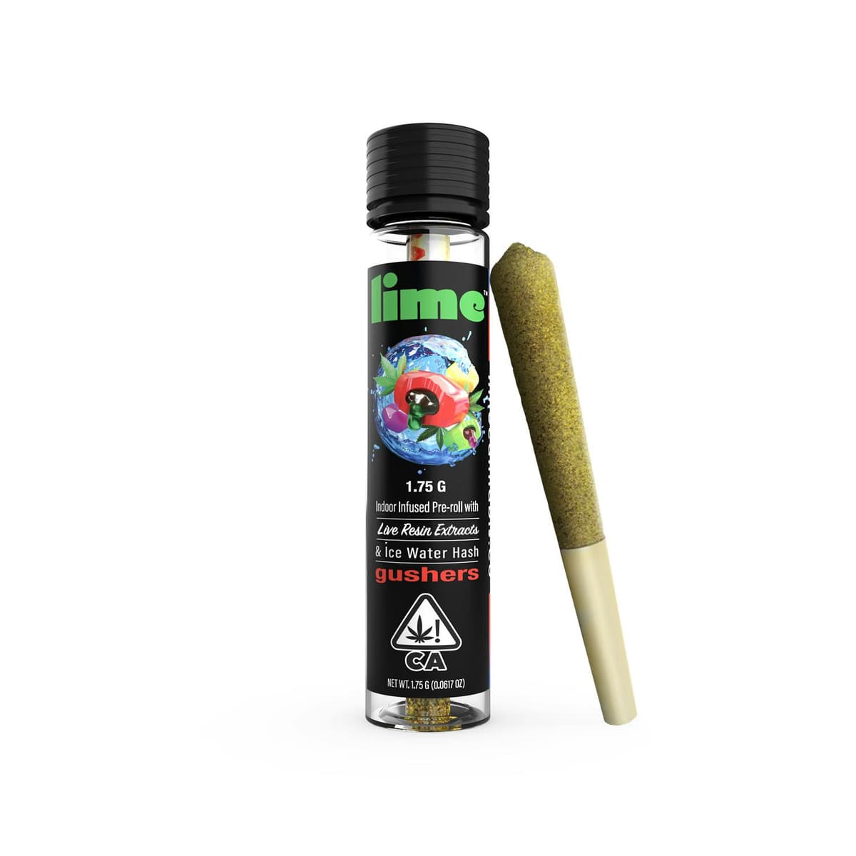 Lime Cannabis Gushers Infused Preroll - 1.75 Grams Pre-Rolls cannabis