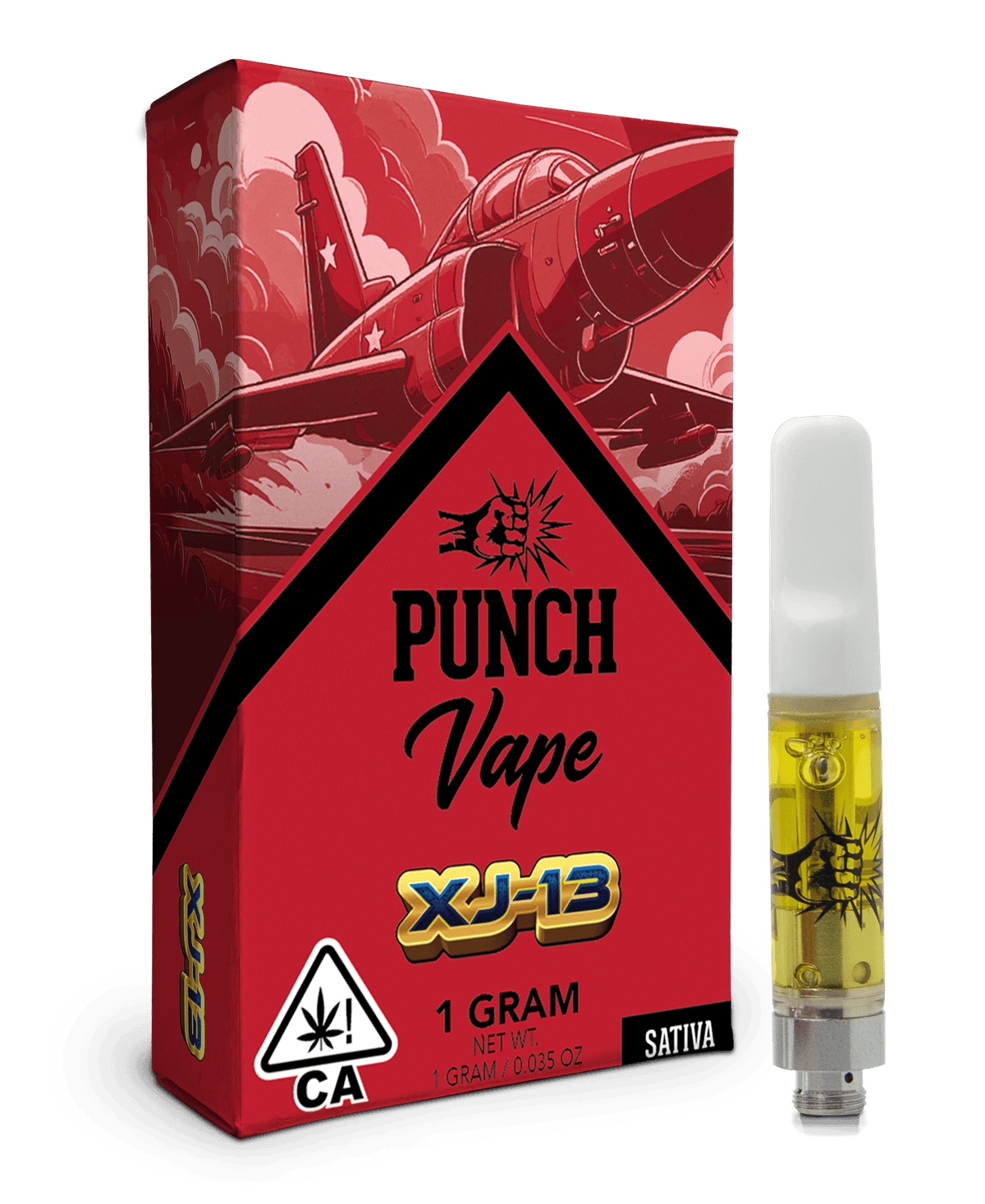 Punch Extracts XJ-13 Distillate Punch Cartridge - 1 Gram Vapes (Cartridges) cannabis
