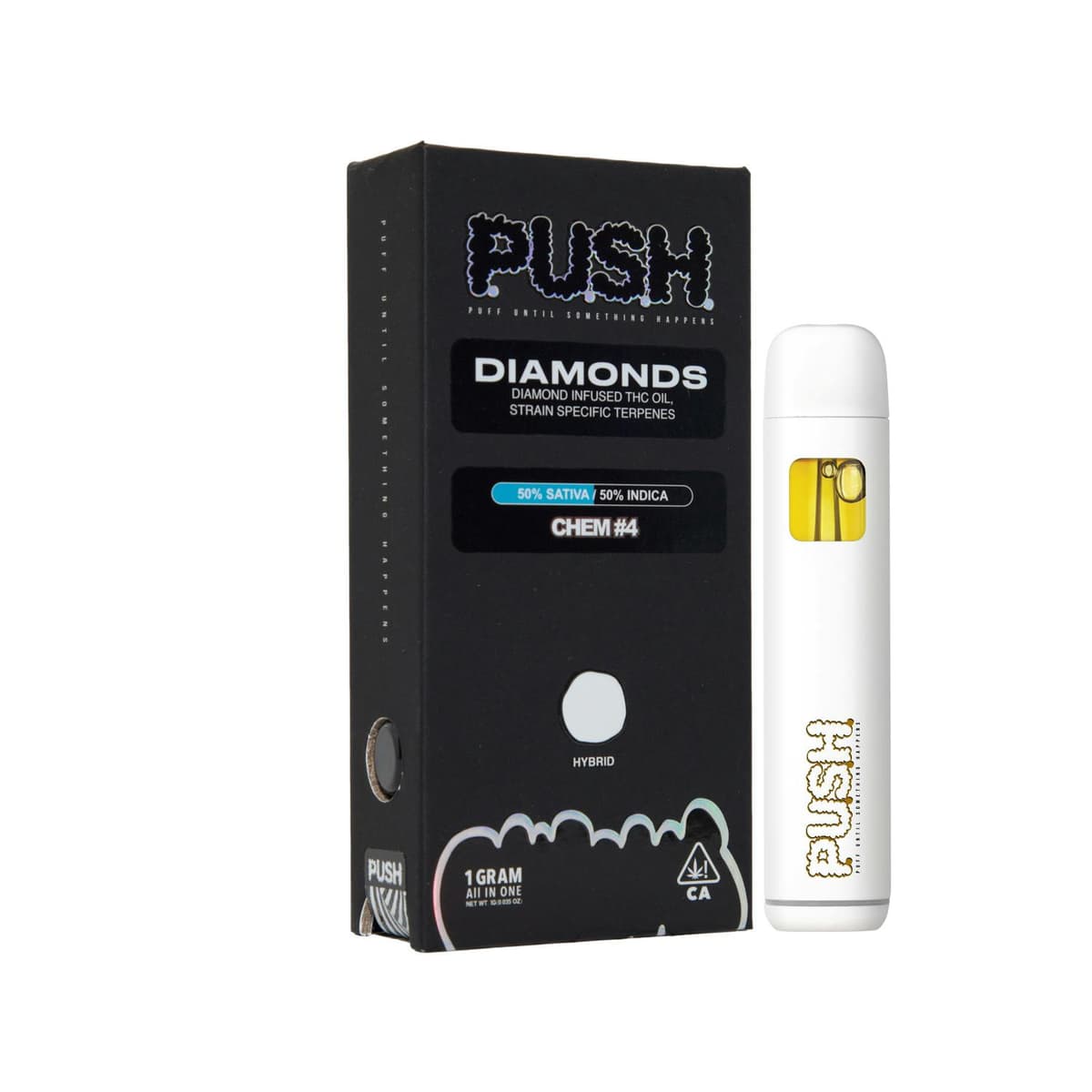 PUSH Chem #4 AIO - 1 Gram Vapes (Cartridges) cannabis