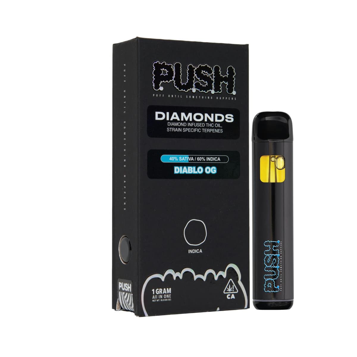 PUSH Diablo OG AIO - 1 Gram Vapes (Cartridges) cannabis