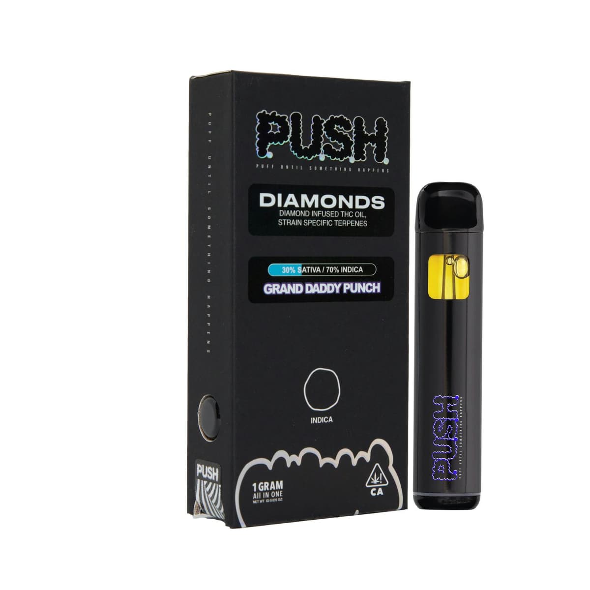 PUSH Grand Daddy Punch AIO - 1 Gram Vapes (Cartridges) cannabis
