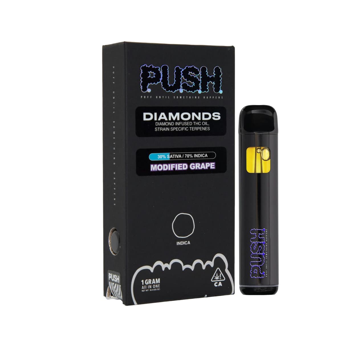 PUSH Modified Grape AIO - 1 Gram Vapes (Cartridges) cannabis