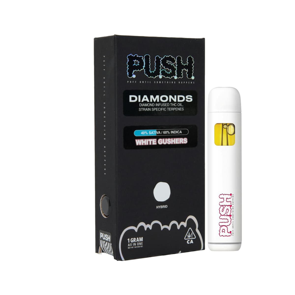 PUSH White Gushers AIO - 1 Gram Vapes (Cartridges) cannabis