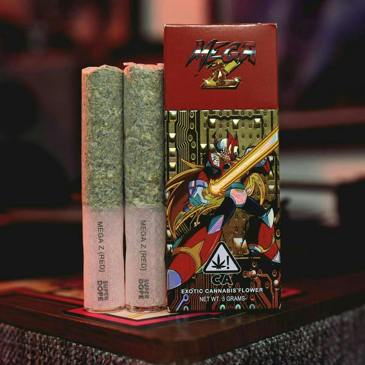 Super Dope Brand (Red) Mega Z Hash Hole Super Dope - 2 Grams Pre-Rolls cannabis