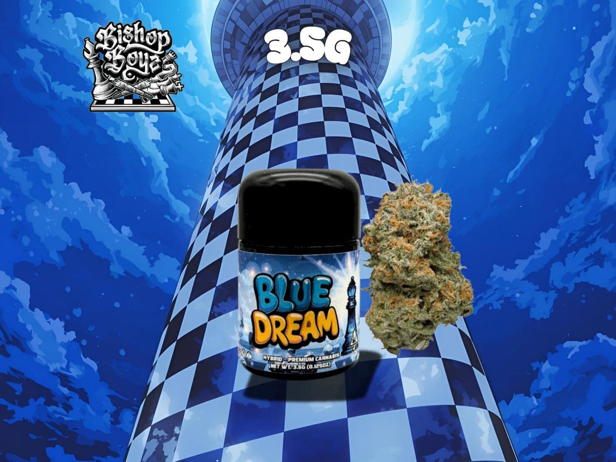 Bishop Boyz Blue Dream - 3.5 Grams Flowers cannabis