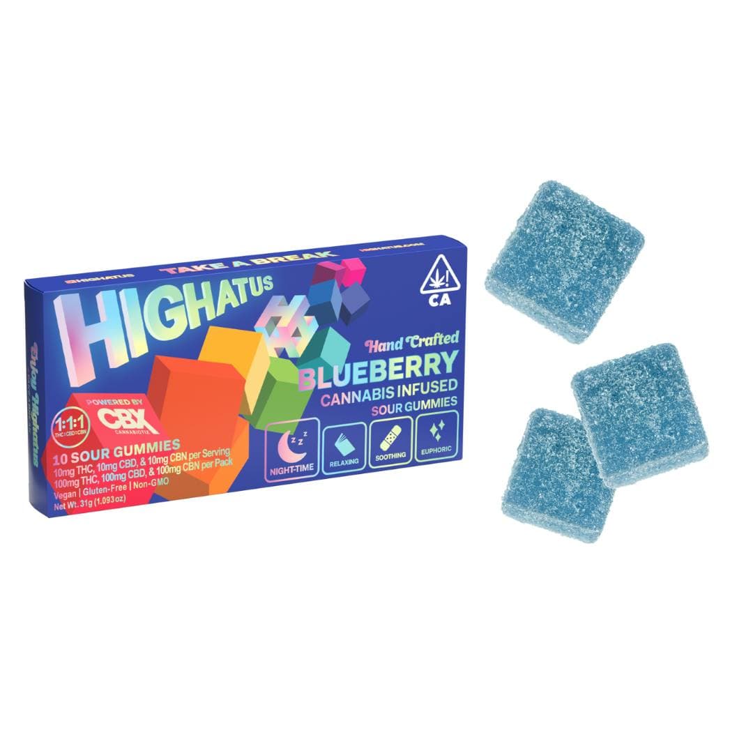 Blueberry Edibles by Highatus, $16.00