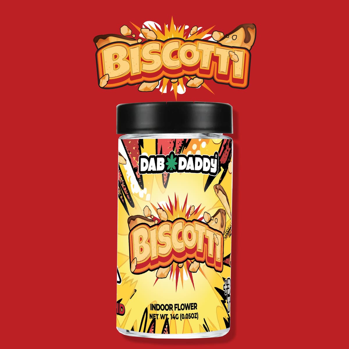 Dab Daddy Biscotti - 14 Grams Flower cannabis