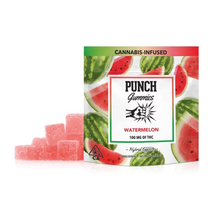 Punch Extracts Watermelon Punch Gummies - 100 mg Edibles cannabis