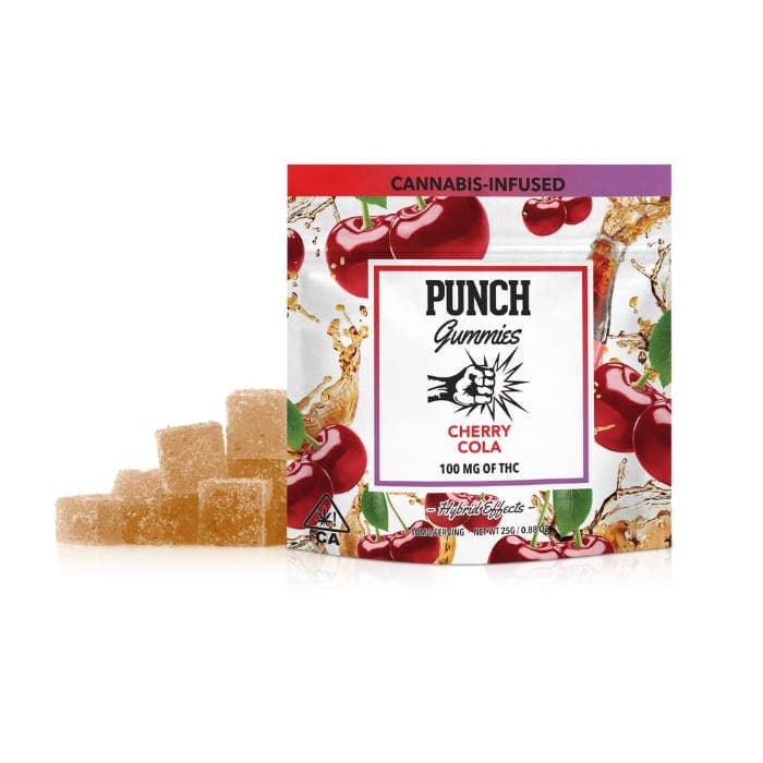 Punch Extracts Cherry Cola Punch Gummies - 100 mg Edibles cannabis