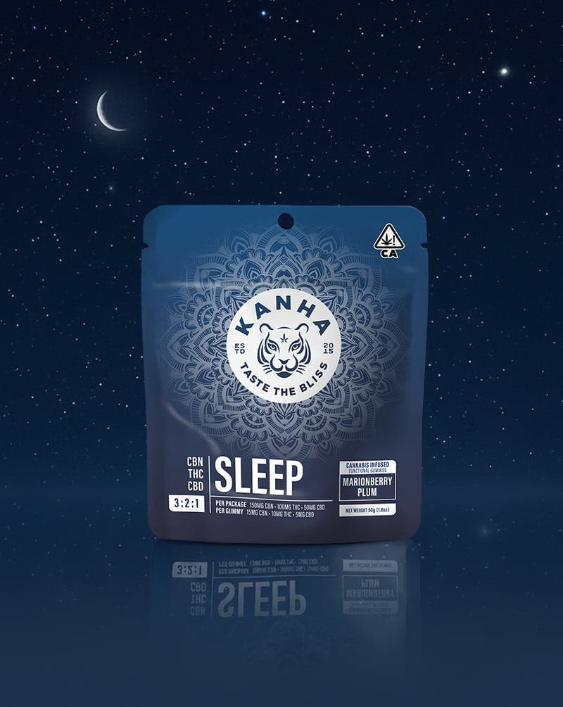 Kanha Marionberry 3:2:1 NANO Gummies - 100 mg Edibles cannabis