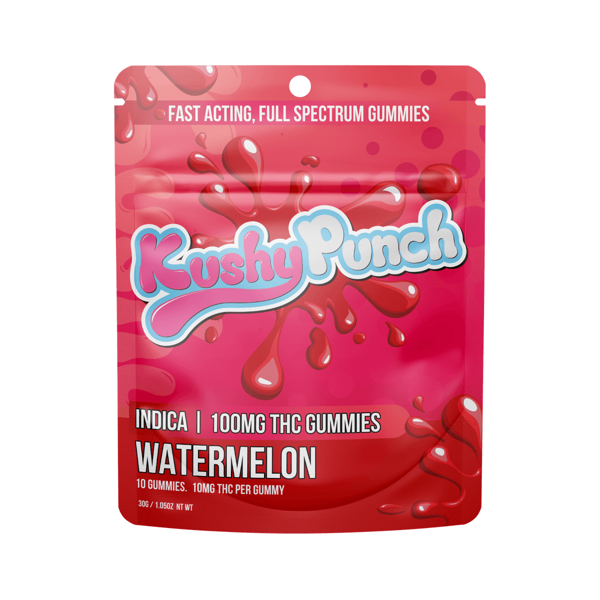 Watermelon Edibles by Kushy Punch, $14.00