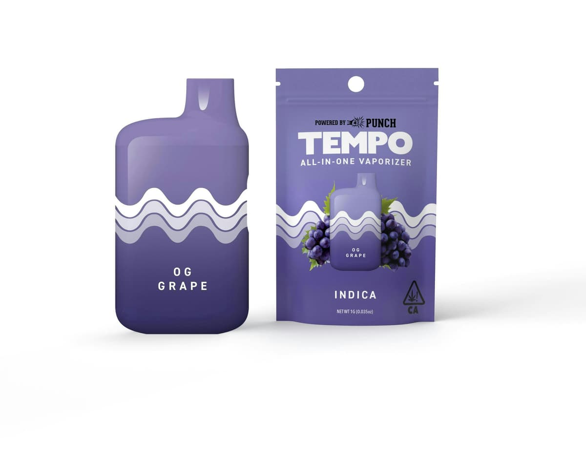 Tempo OG Grape All in One - 1 Gram Vape Carts cannabis