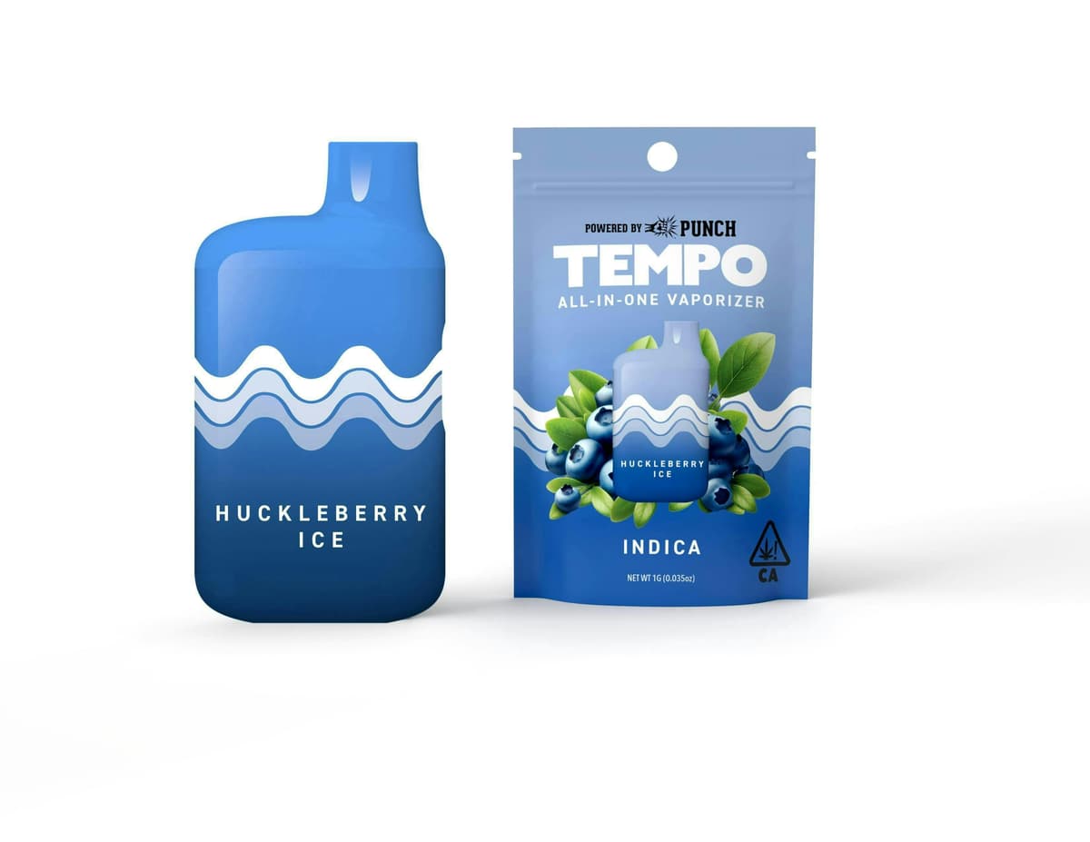 Tempo Huckleberry Ice All in One - 1 Gram Vape Carts cannabis