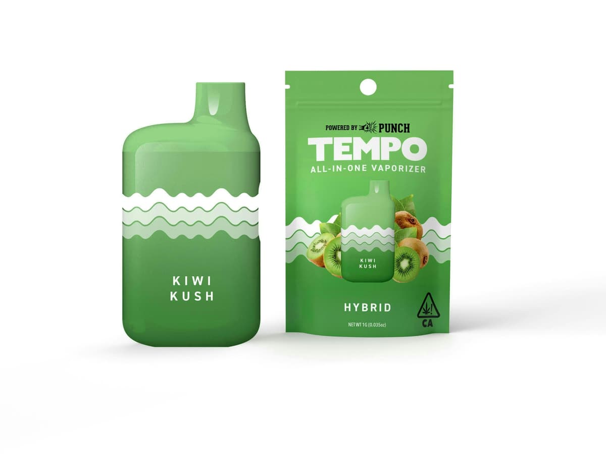 Tempo Kiwi Kush All in One - 1 Gram Vape Carts cannabis