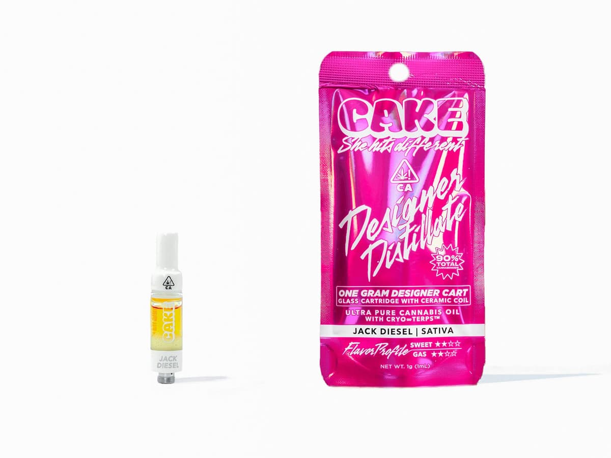 CAKE Jack Diesel Designer Cartridge - 1 Gram Vape Carts cannabis