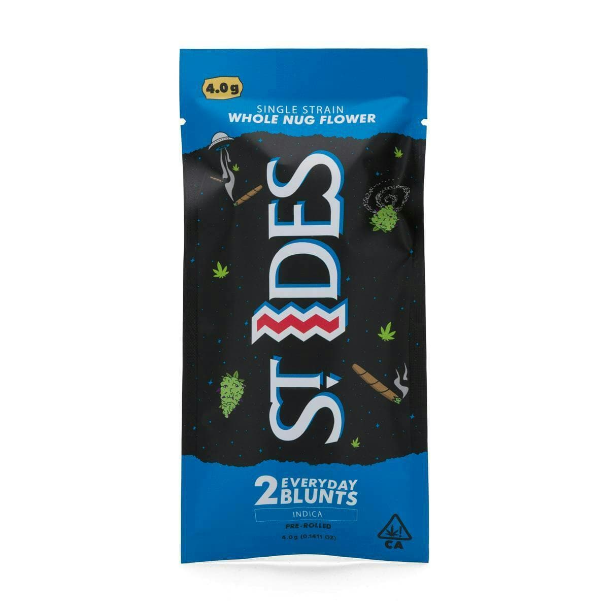 St. Ides Indica Blunts - 2 Pack 2 Grams Pre-Rolls cannabis
